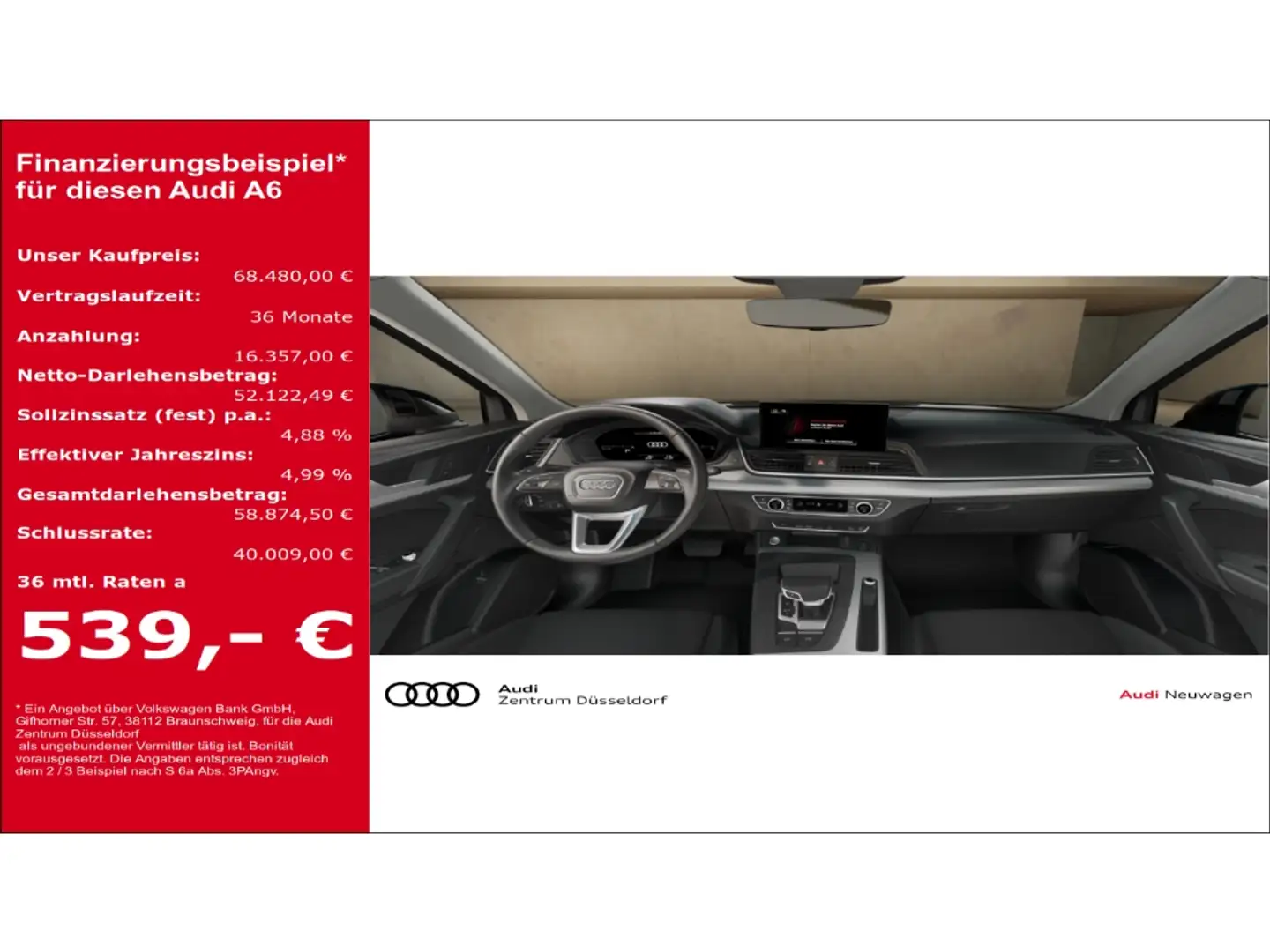 Audi A6 Avant 50TFSIe HALBE Versteuerung Hybrid Quattro Schwarz - 1