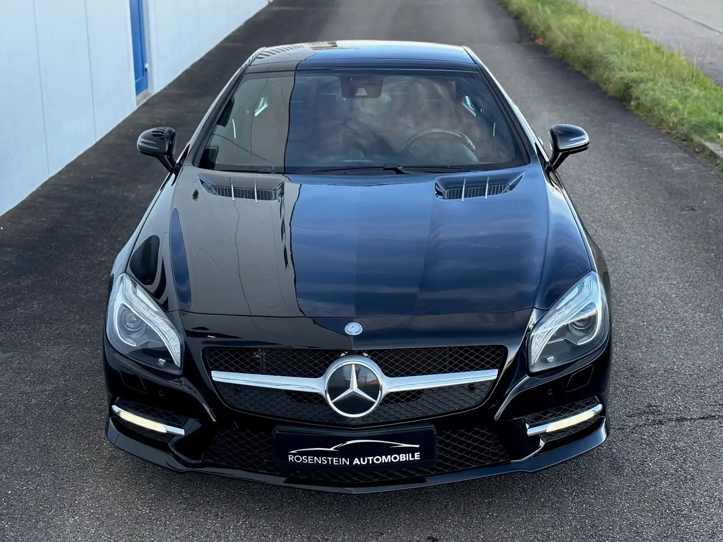 Mercedes-Benz SL 500 AMG 4.7 V8 Biturbo/Massage/H&K/Pano.-Dach Schwarz - 2