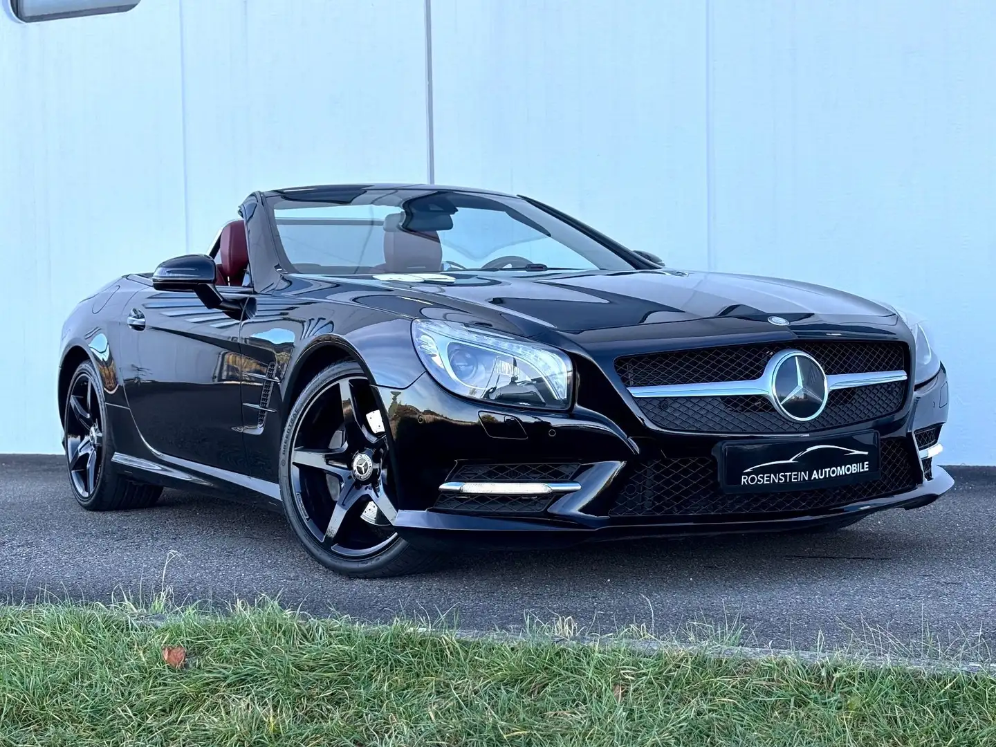 Mercedes-Benz SL 500 AMG 4.7 V8 Biturbo/Massage/H&K/Pano.-Dach Schwarz - 1