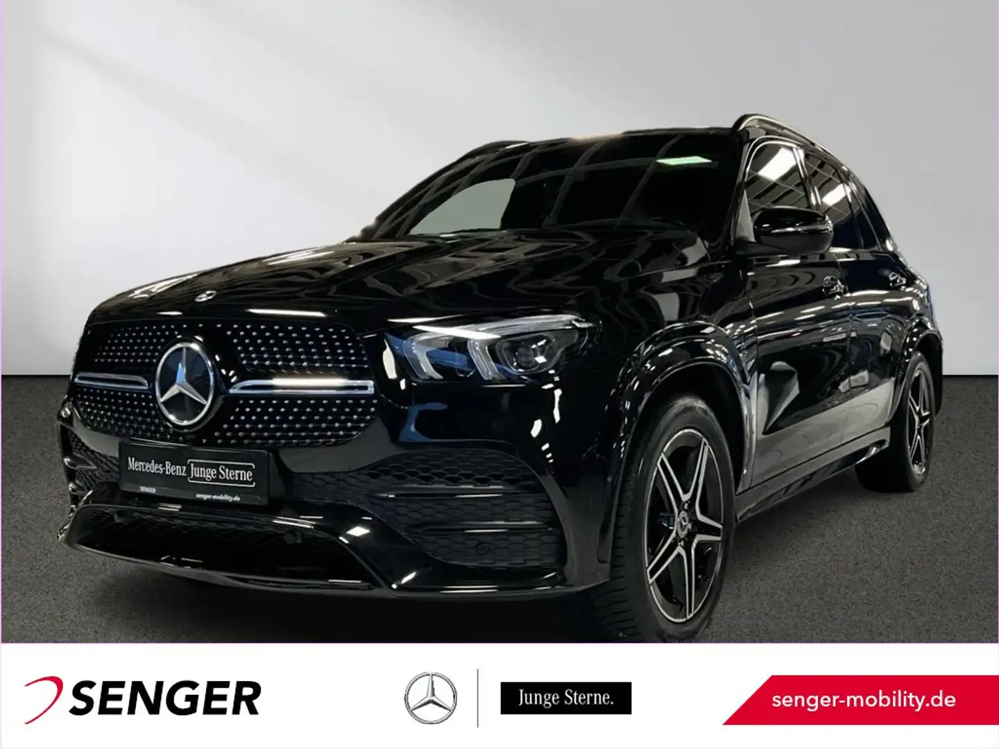 Mercedes-Benz GLE 350 de 4M AMG Night Panorama Burmester AHK Noir - 1