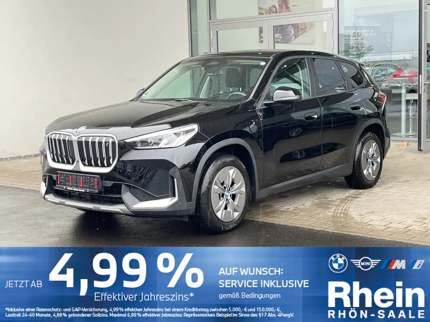 BMW iX1 xDrive30 Navi.DAB.ParkA.SH.Allrad.Sonnenschg Nero - 1