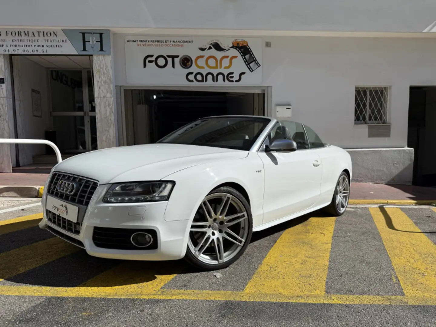 Audi Cabriolet 3.0 V6 TFSI 333CH QUATTRO S TRONIC 7 Blanc - 1