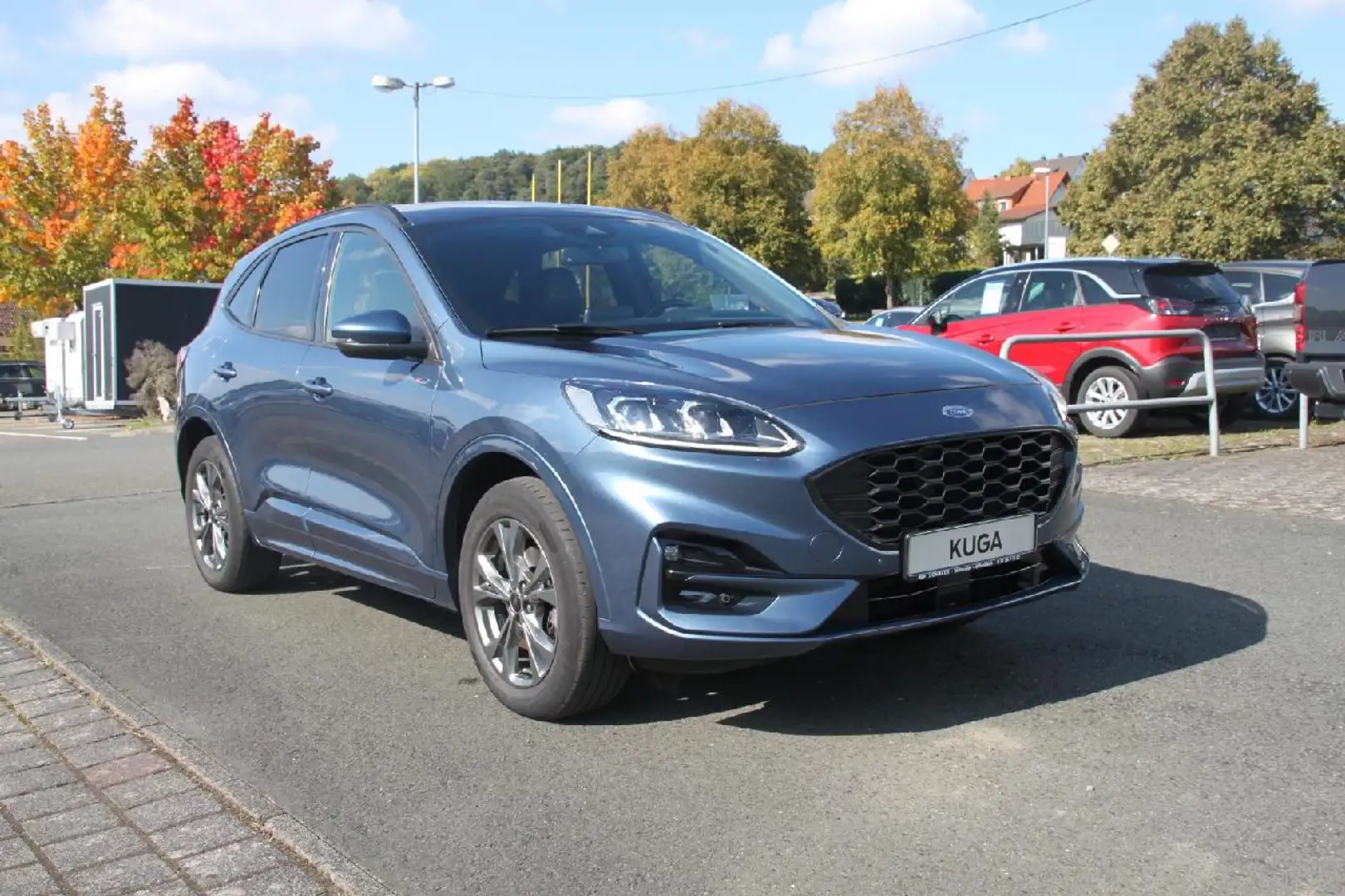 Ford Kuga Plug-In Hybrid ST-Line X+SHZ+AHK+LHZ+LMF+RFK+ Bleu - 2