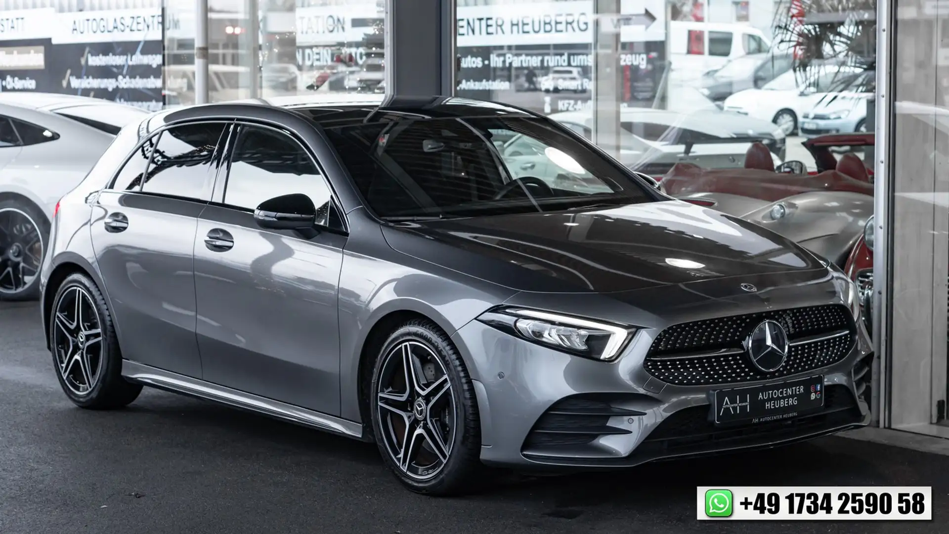 Mercedes-Benz A 220 4MATIC AMG LINE *PANO*SPUR*NAVI*SHZ* Gris - 1