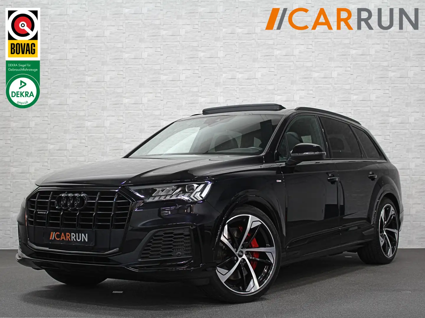 Audi Q7 55 TFSI e S-Line | Panorama | Leder | Luchtvering Schwarz - 1