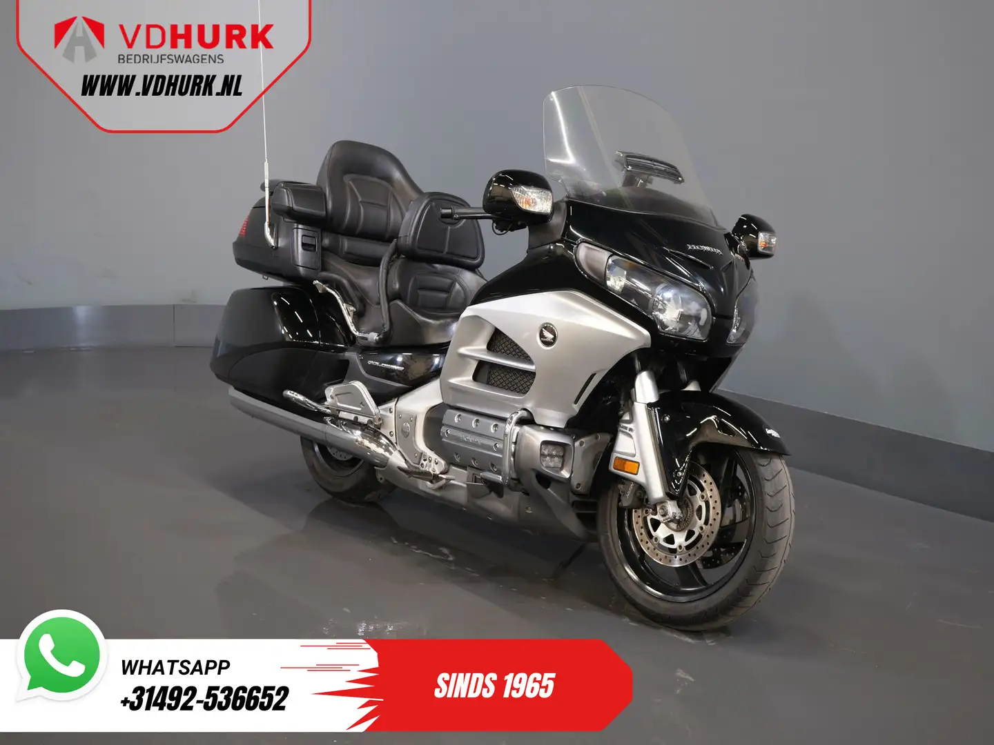 Honda GL 1800 Gold Wing MARGE/ ABS/ Koffers/ Cruise/ Topkoffer/ Fekete - 1