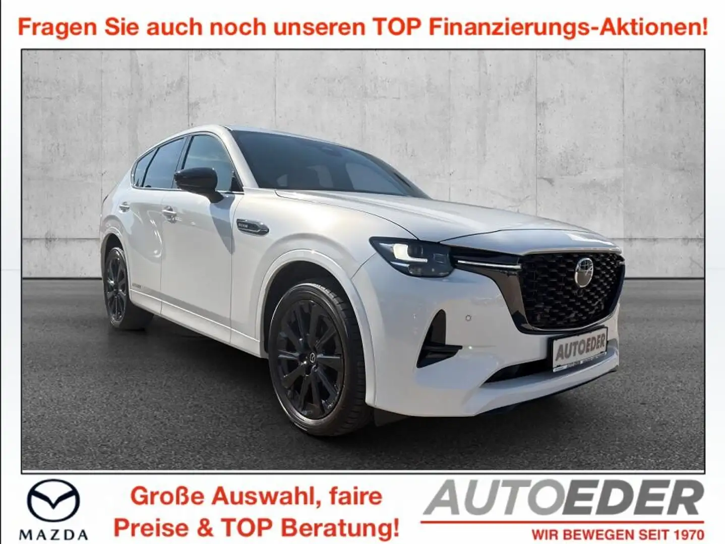 Mazda CX-60 3.3L e-SKYACTIV D AWD HOMURA PLUS Aut. Weiß - 1