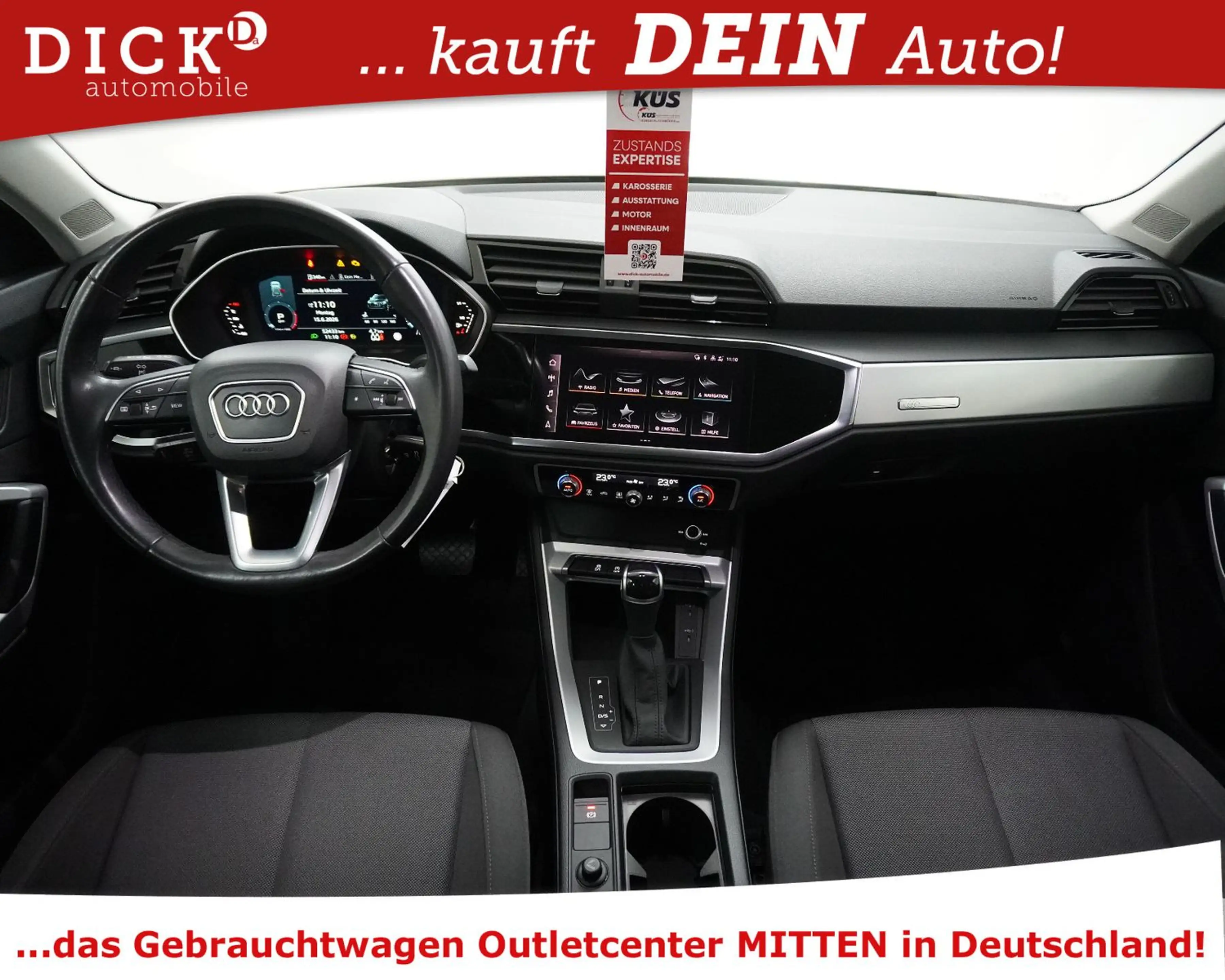Audi Q3 35d S-Tr. S LINE SPORT+VIRTU+NAVI+LED+DAB+18" — photo 11