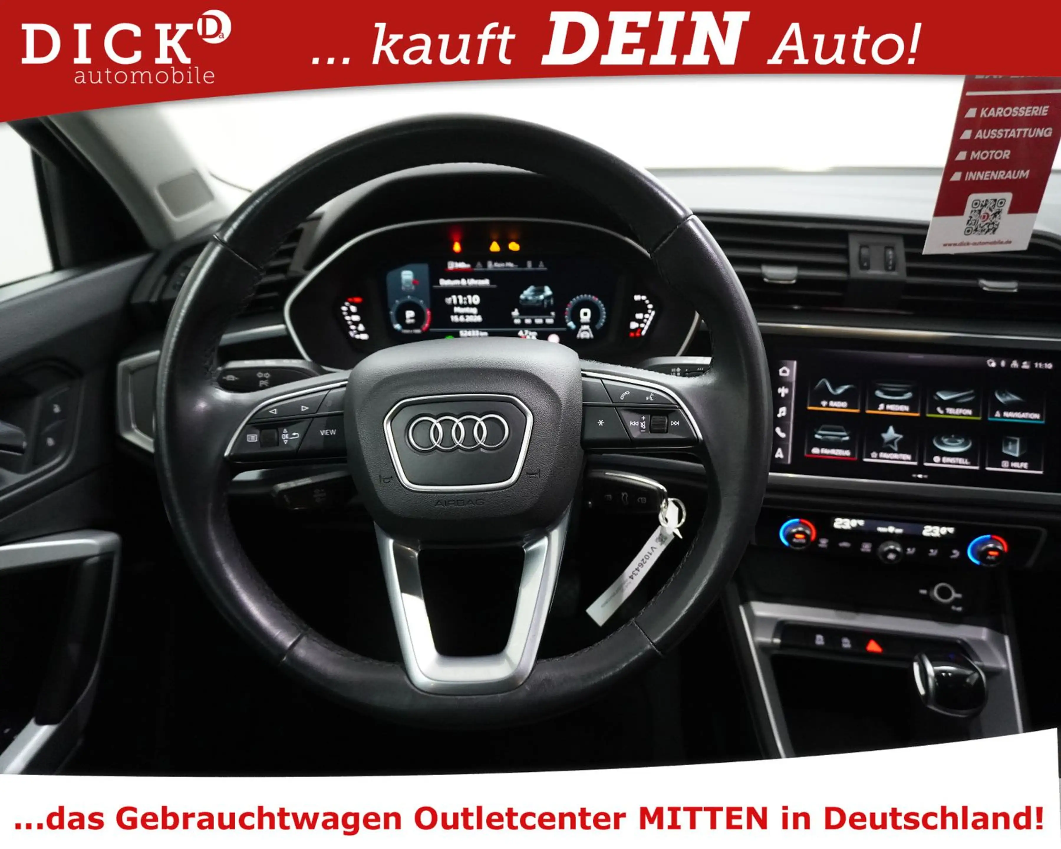 Audi Q3 35d S-Tr. S LINE SPORT+VIRTU+NAVI+LED+DAB+18" — photo 15