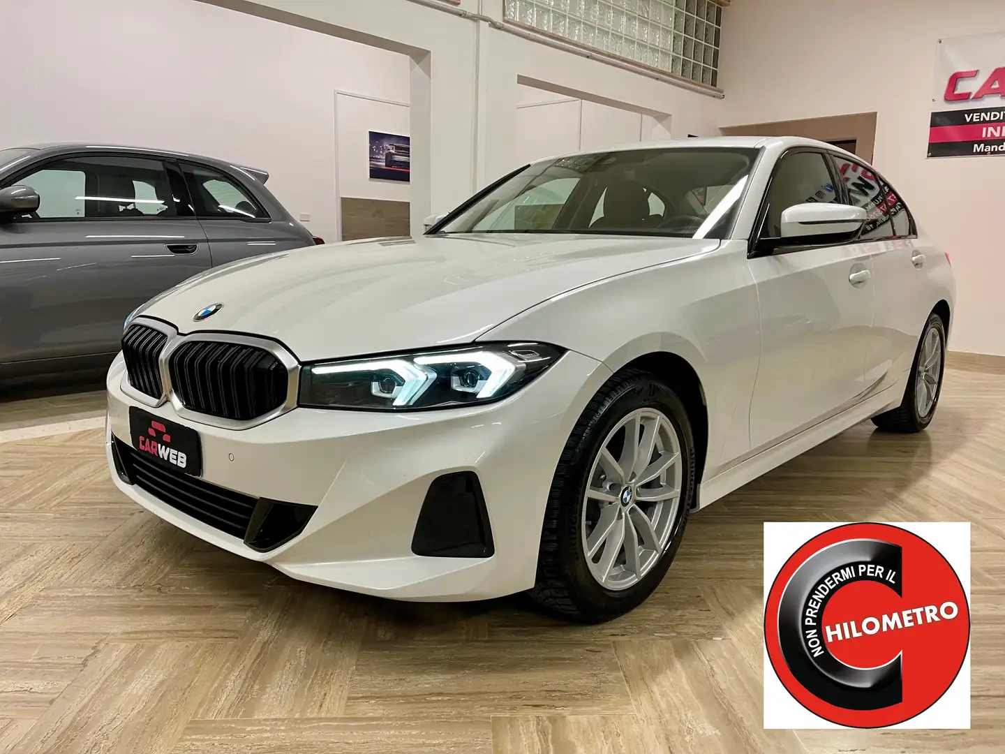 BMW 318 318d mhev 48V auto Weiß - 1