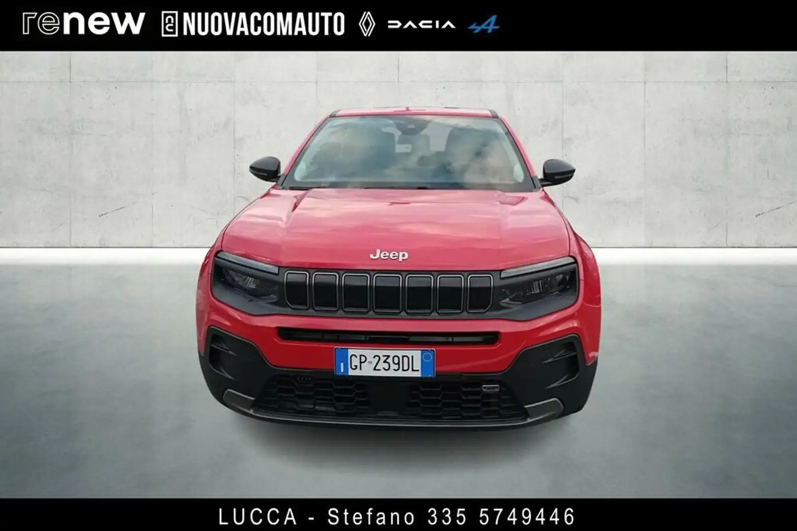 Jeep Avenger 1.2 turbo Longitude fwd 100cv Rosso - 2