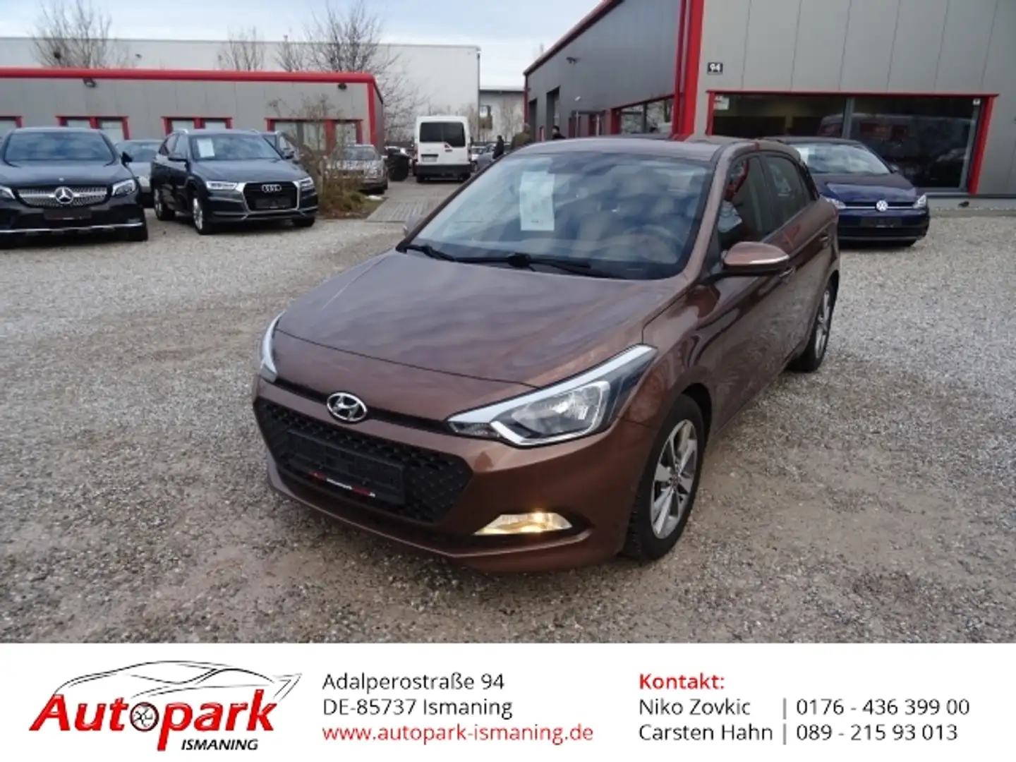 Hyundai i20 Classic 1.1 CRDi DPF Klima AUX USB Braun - 1