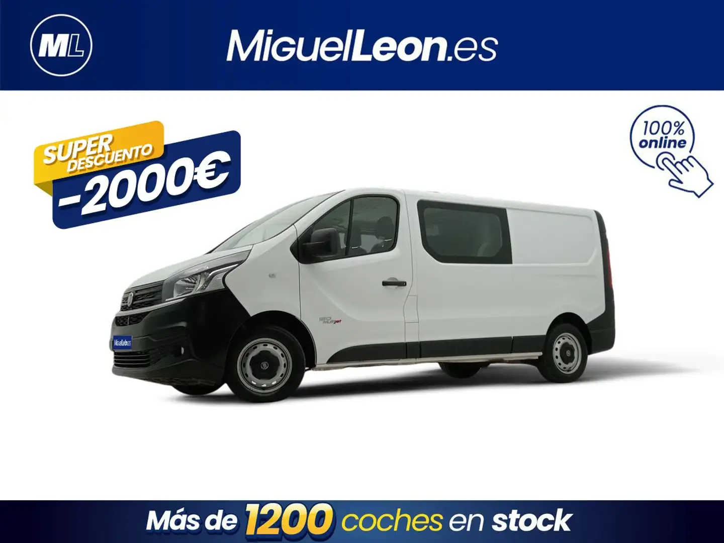 Fiat Talento Fg. 1.6 Mjt Base Largo 1,2 88kW Blanco - 1