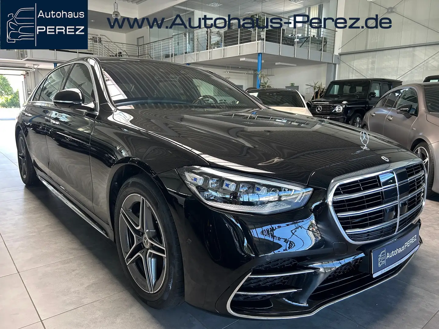 Mercedes-Benz S 450 4M L AMG MBUX HIGH END FOND-MULTIKONTUR Schwarz - 1