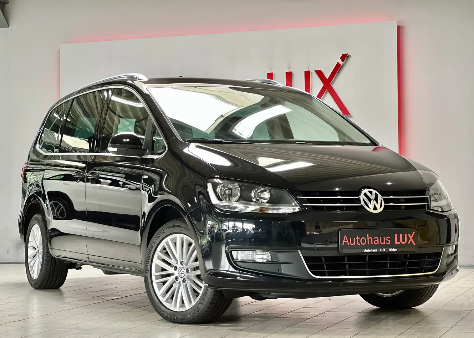 Volkswagen Sharan CUP*7 SITZER*NAVI*R-KAM*2X El. SCHIEBETÜR Schwarz - 1