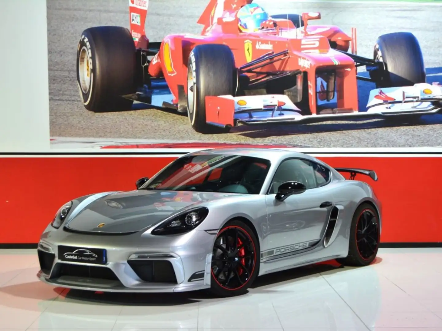Porsche 718 GT4 Clubsport Boite Manuelle Grigio - 1