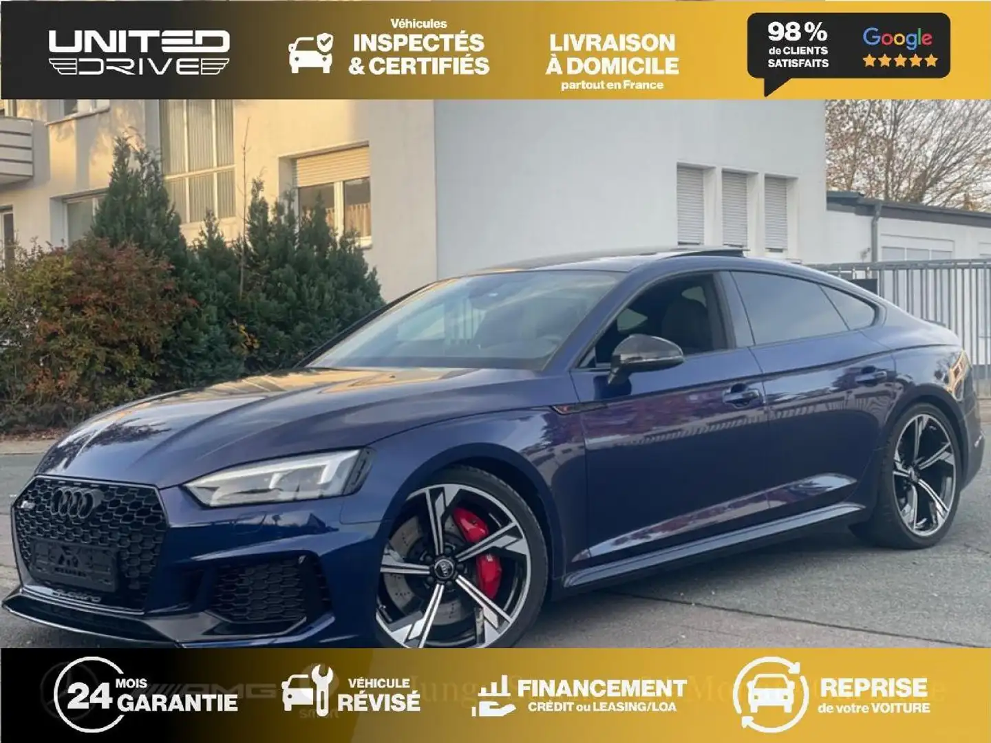 Audi A5 RS5 Sportback Quattro 2.9 V6 TFSI - BVA Tiptronic RS5 2019 SPORTBACK . PHASE 1 Blau - 1
