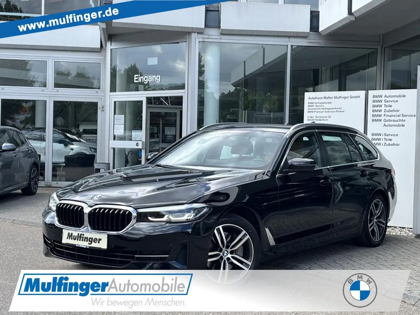 BMW 540 i xDr.T.Leder LivePr.KomfS.Standh.Kamera AHK Schwarz - 1