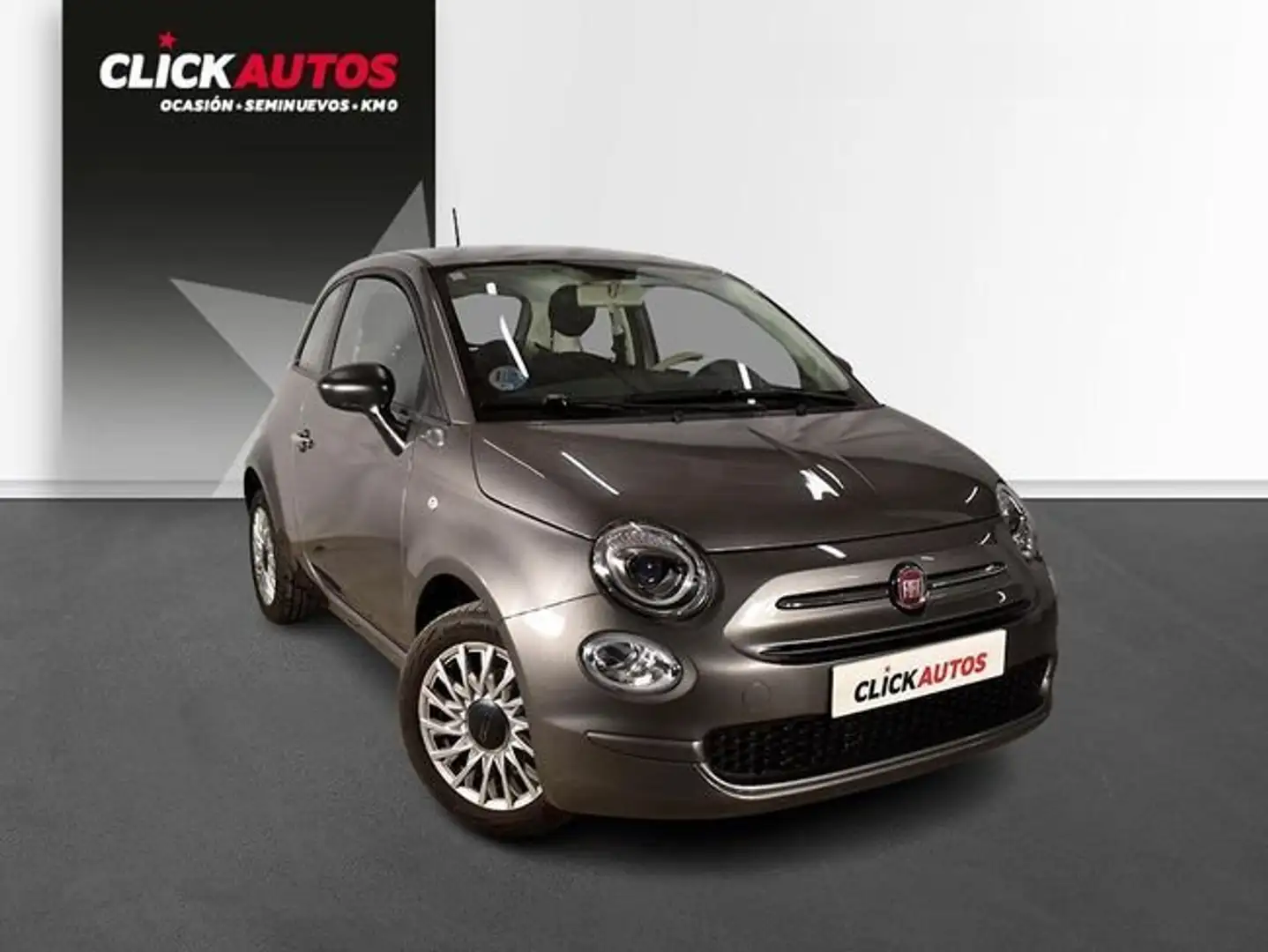 Fiat 500 1.0 Hybrid 70CV Monotrim Gris - 2