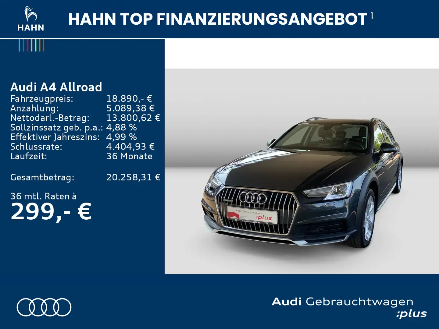 Audi A4 allroad A4 allroad 2.0TDI quattro S tronic Navi GRA Sitz Grijs - 2