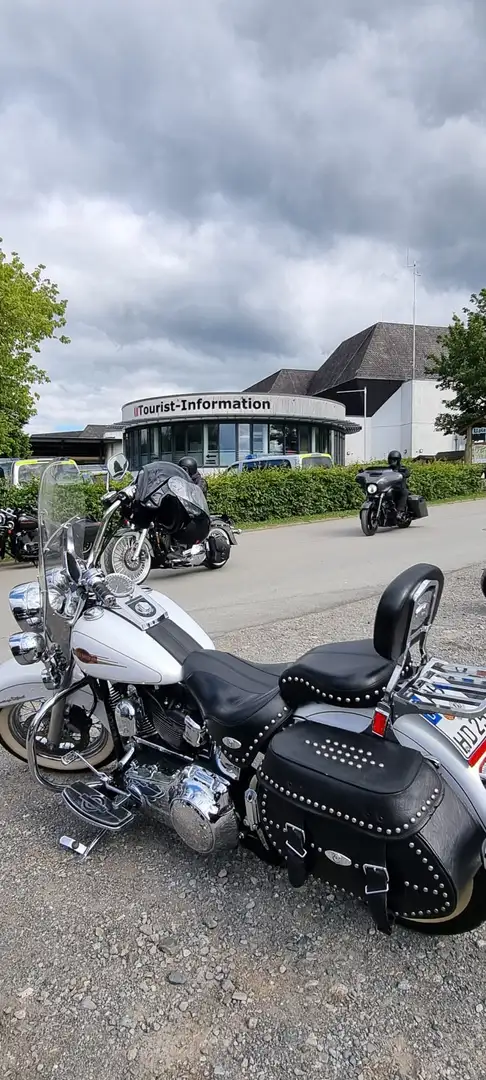 Harley-Davidson Heritage Softail Alb - 2