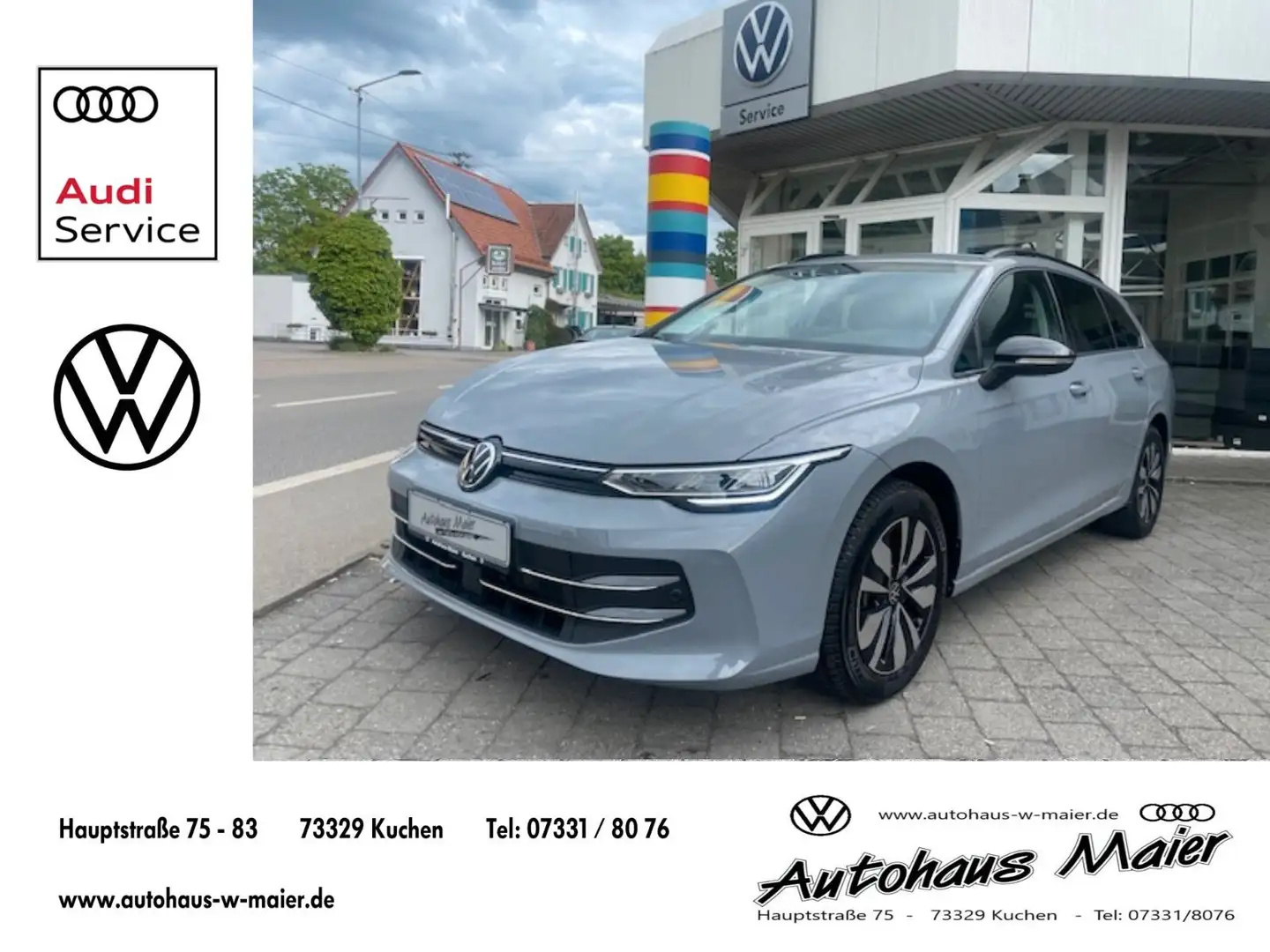 Volkswagen Golf VIII Var. 2.0 TDI GOAL/GAR./STHZ/AHK/RFK Gris - 1