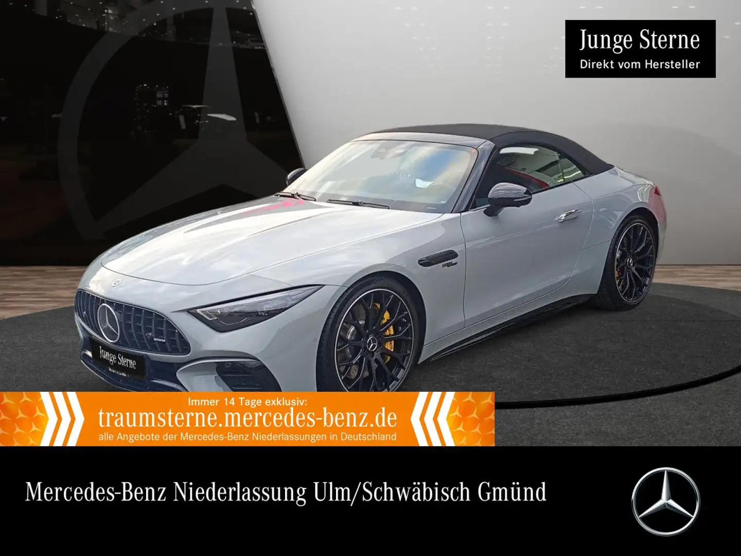 Mercedes-Benz SL 43 AMG Cab. 360° Burmester Distr+ Multisitz HUD Grau - 1