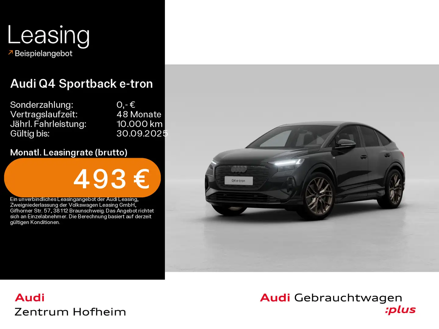 Audi Q4 e-tron 45 qu S line Edition*Sonos*A Schwarz - 1