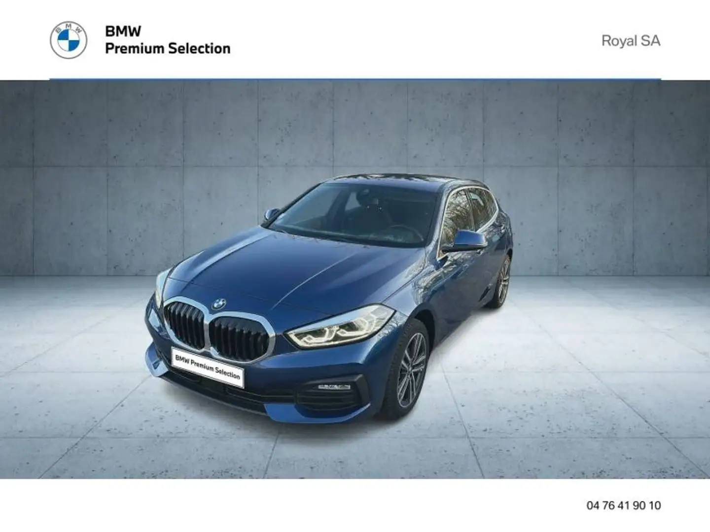 BMW 118 118iA 136ch Business Design DKG7 Bleu - 1
