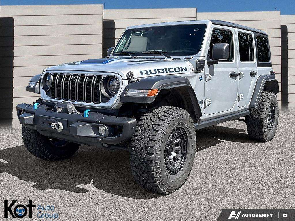 Silver 2024 Jeep Wrangler 4xe SUV / Crossover Four-Wheel Drive Automatic