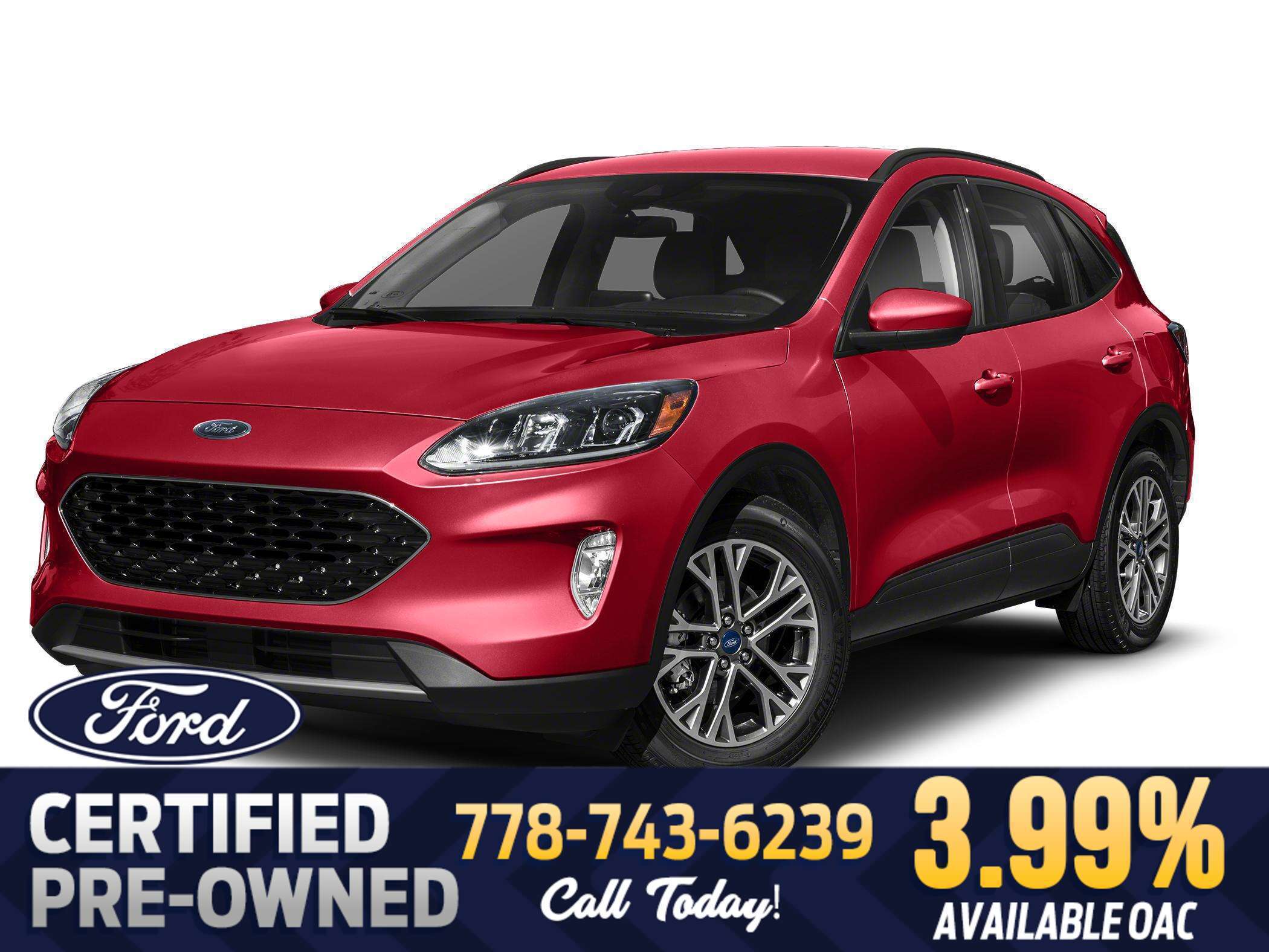 Red 2022 Ford Escape Hybrid SUV / Crossover All-Wheel Drive Automatic