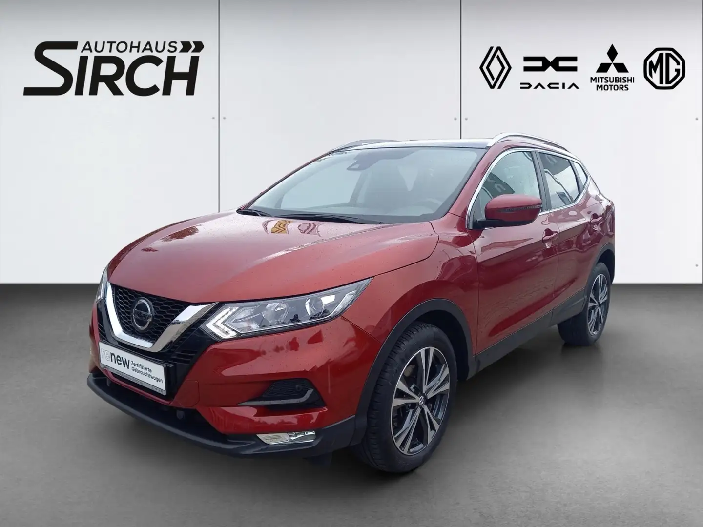 Nissan Qashqai 1.3 DIG-T N-Way*NAVI* Rood - 1