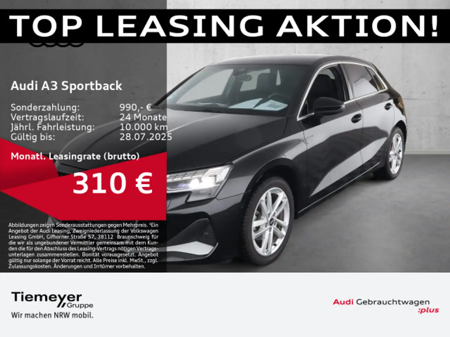 Audi A3 30 TFSI S LINE MATRIX LM18 ASSIST K Nero - 1
