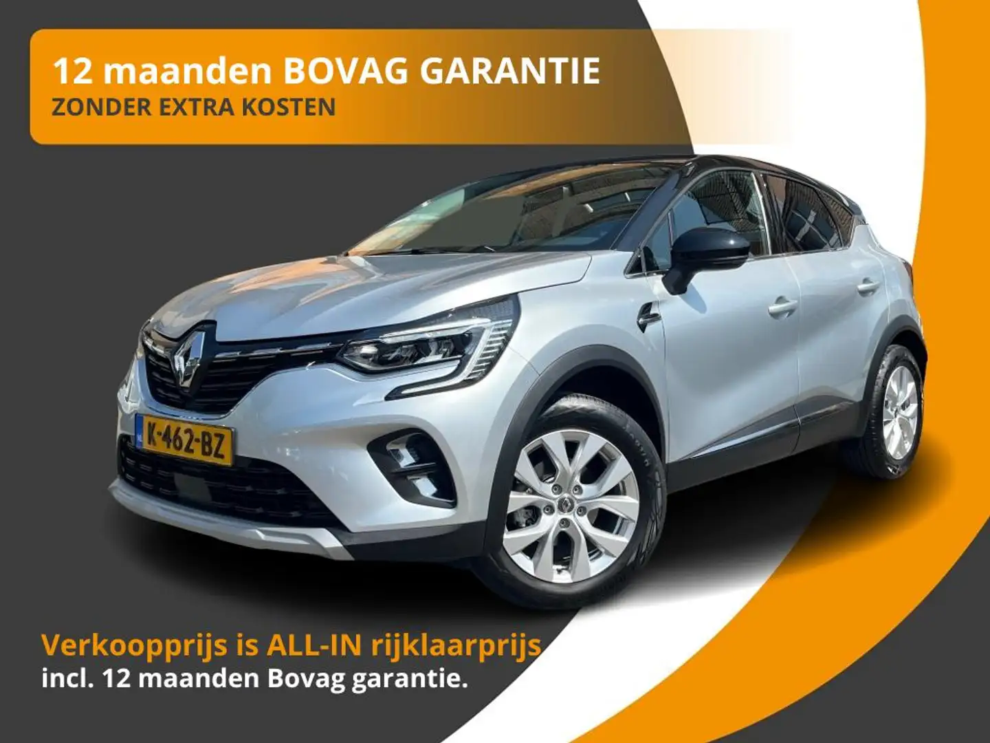 Renault Captur 1.0 TCe INTENS LED/2-TONE/CARPLAY/TREKHAAK/NL-AUTO Grijs - 1
