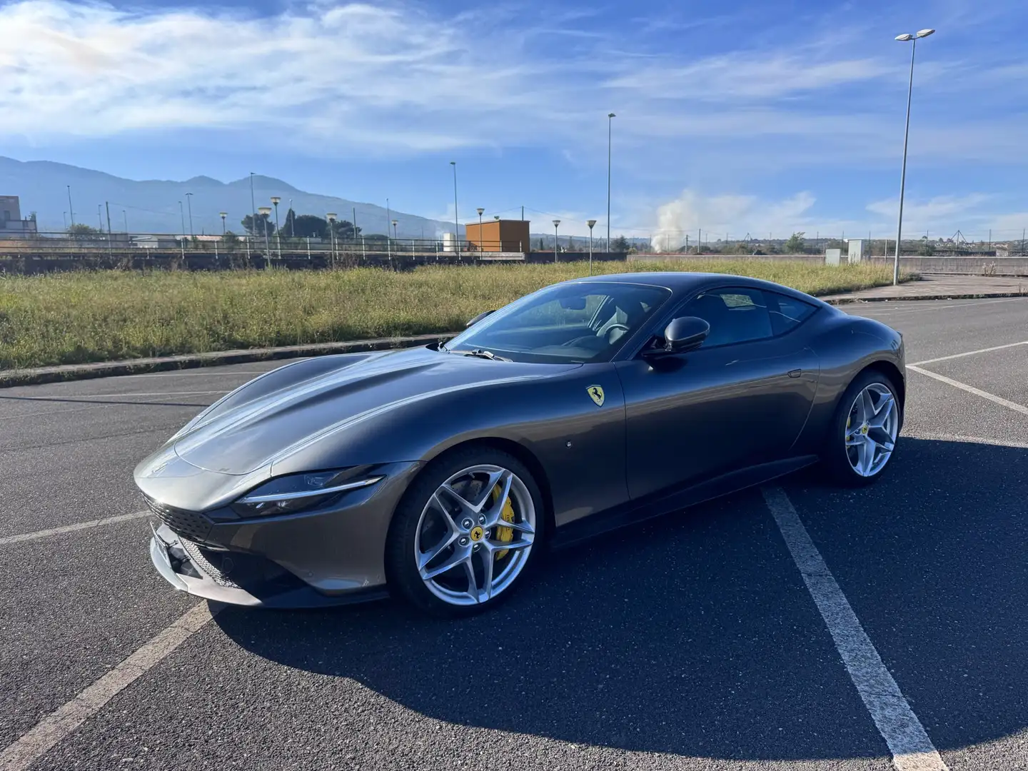 Ferrari Roma 3.9 F1 dct ferrari power garanzia FULL permute Gris - 1