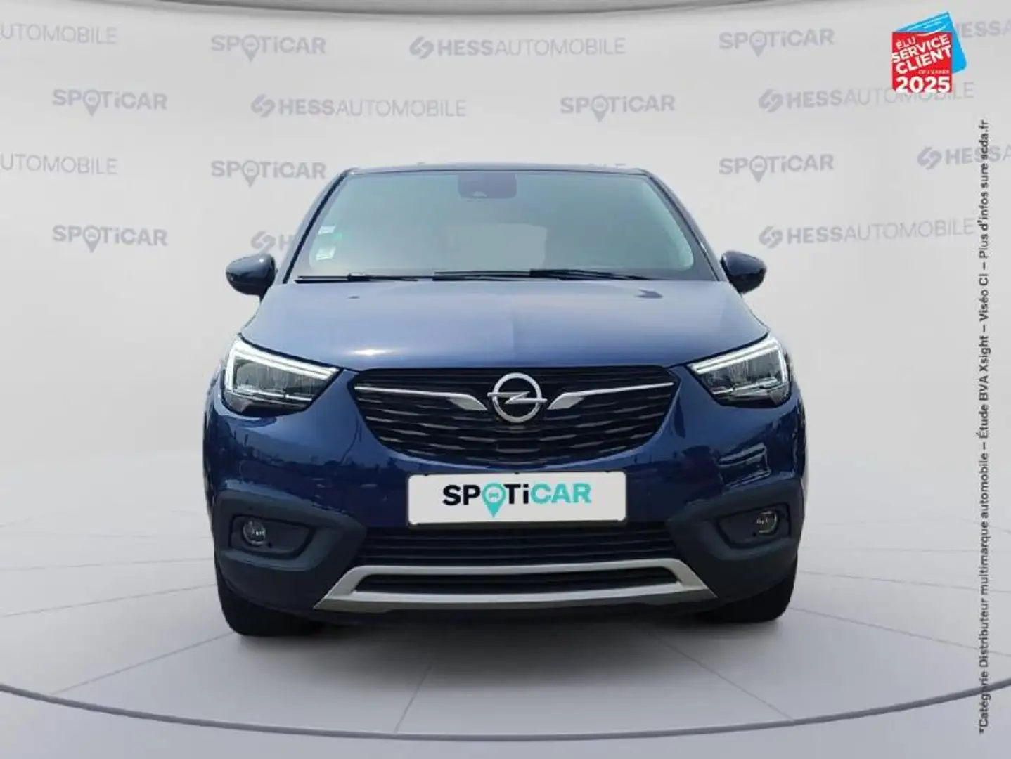 Opel Crossland X 1.2 Turbo 110ch Opel 2020 6cv GPS Camera Bleu - 2