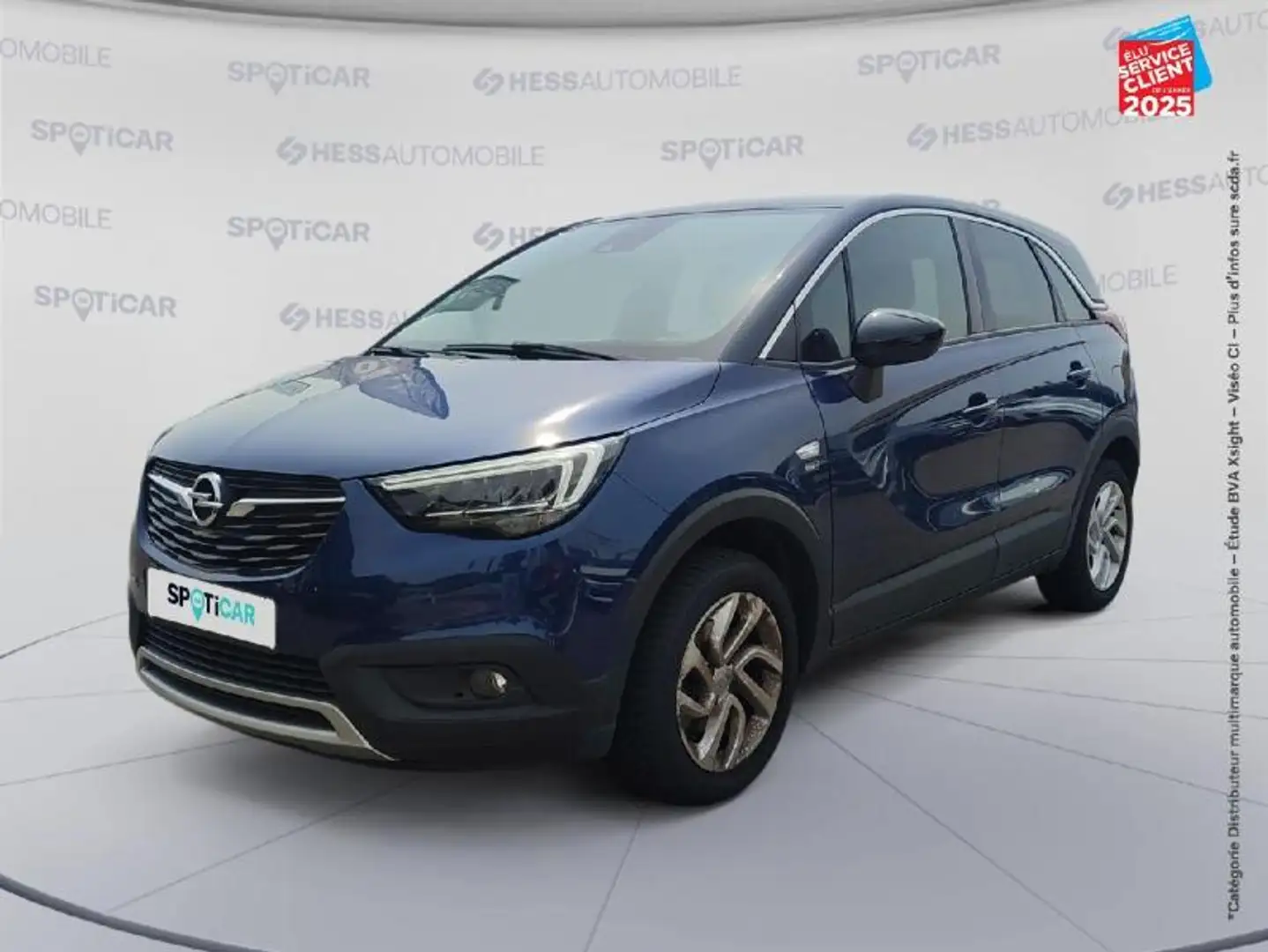 Opel Crossland X 1.2 Turbo 110ch Opel 2020 6cv GPS Camera Bleu - 1