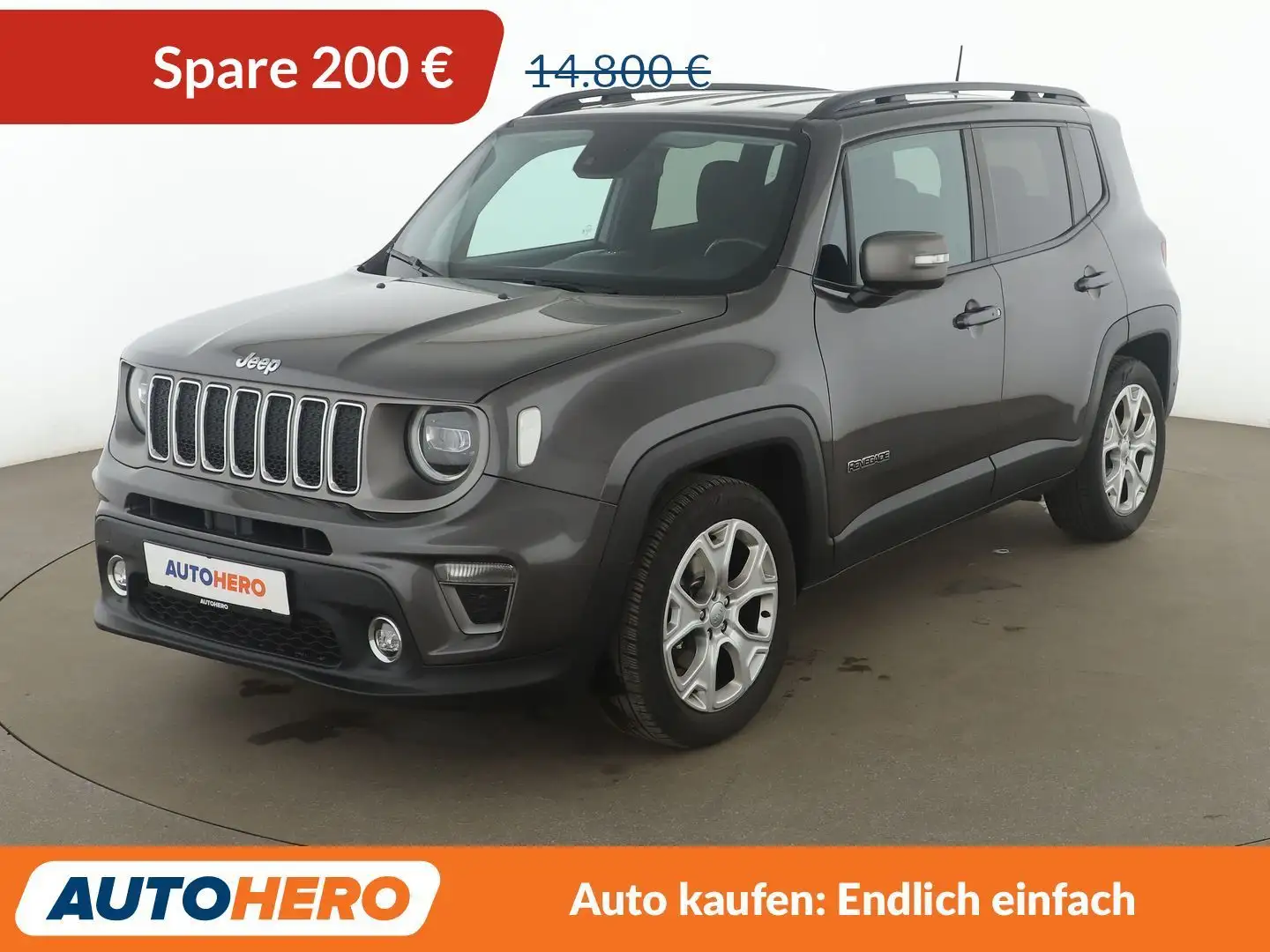 Jeep Renegade 1.0 TGDi Limited 4x2*NAVI*ACC*CAM*PDC*SHZ*KLIMA* Grau - 1