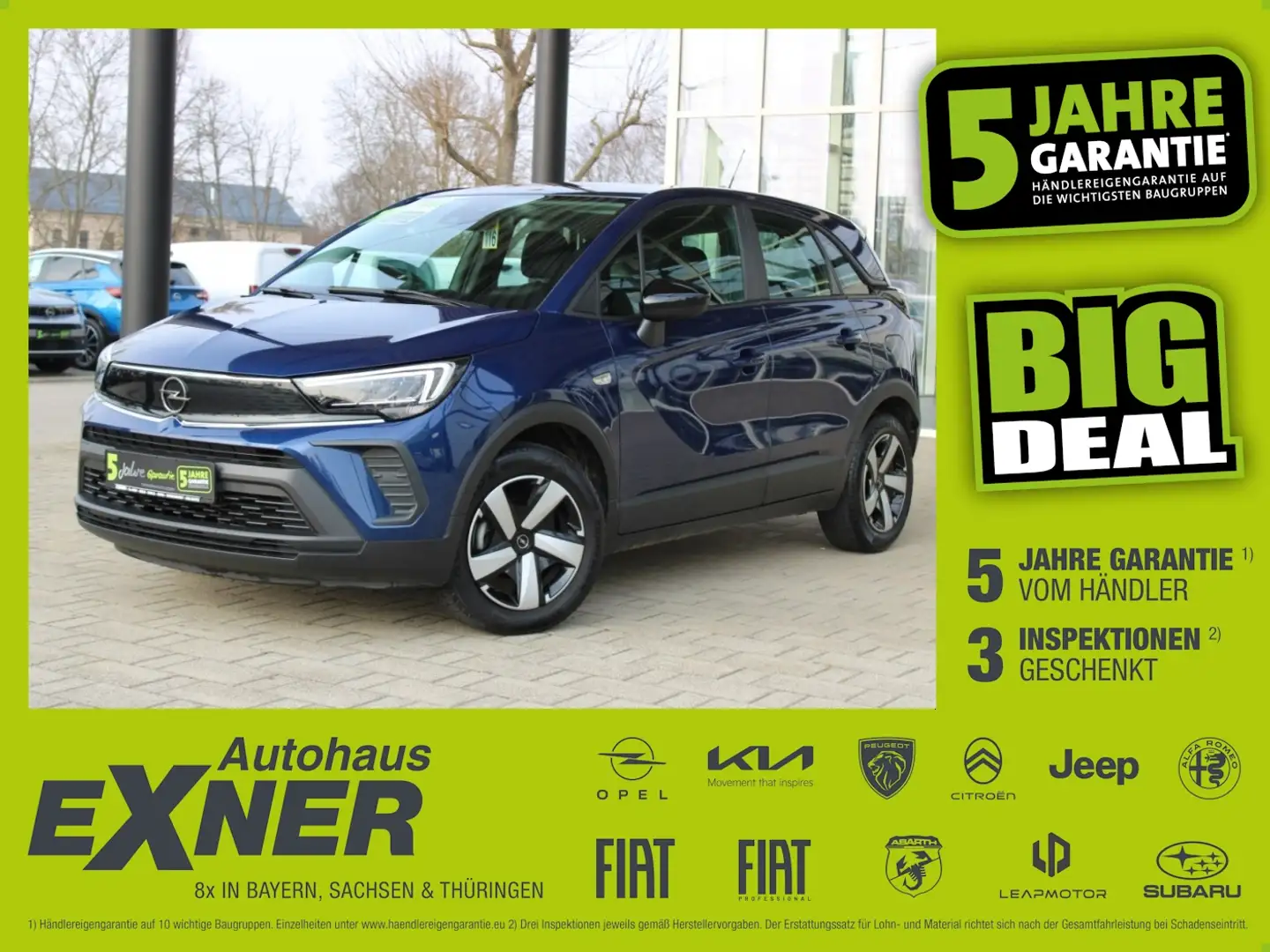 Opel Crossland 1.2 EDITION LED, DAB, Spurhalteass. Azul - 1