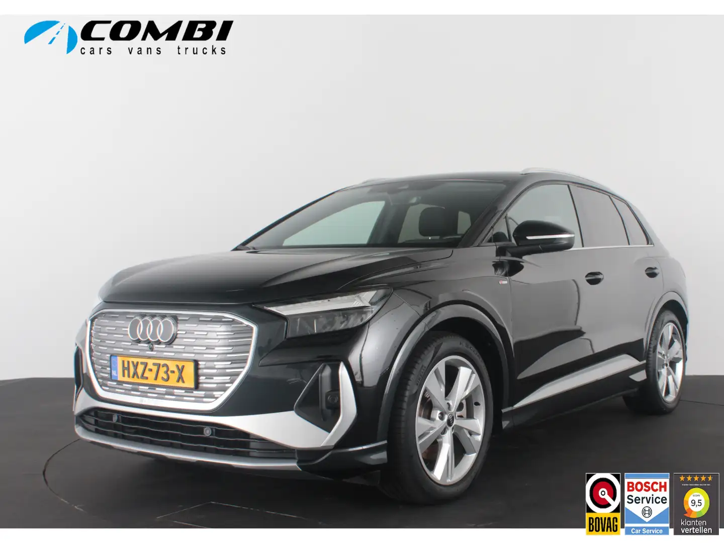 Audi Q4 e-tron 40 82 kWh S line Camera/ Adaptief Cruise control Noir - 1