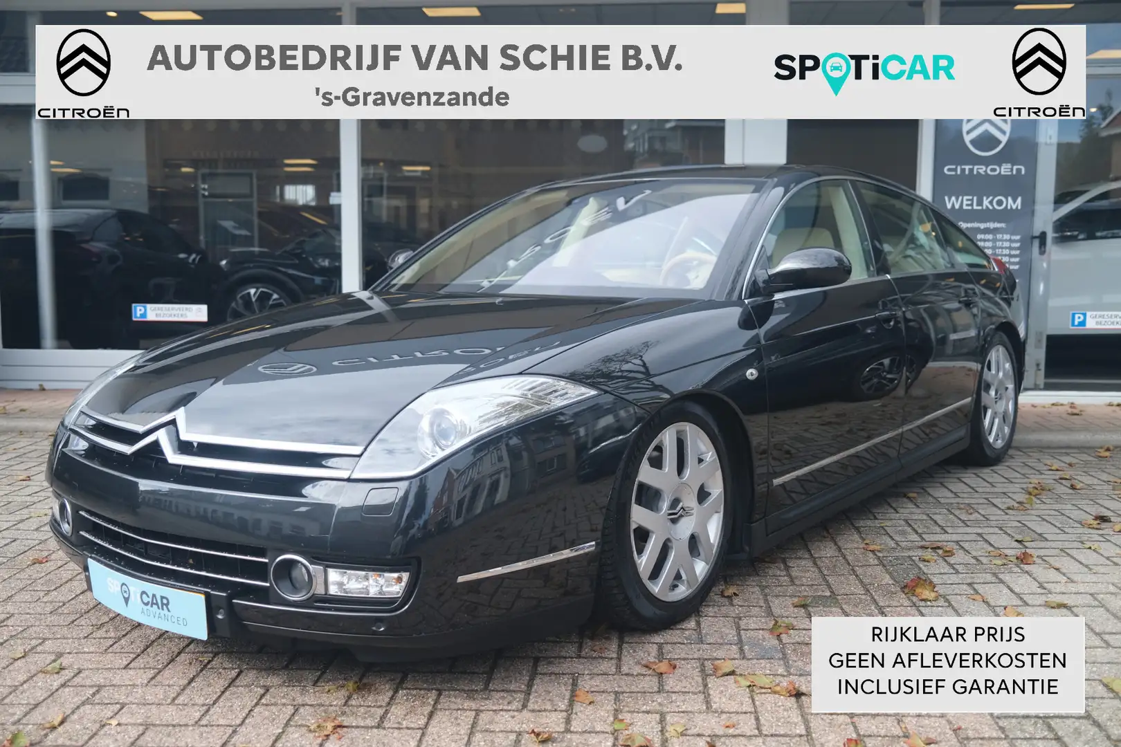 Citroen C6 3.0 V6 Exclusive 18'' | Leder | Memory | Automaat Zwart - 1