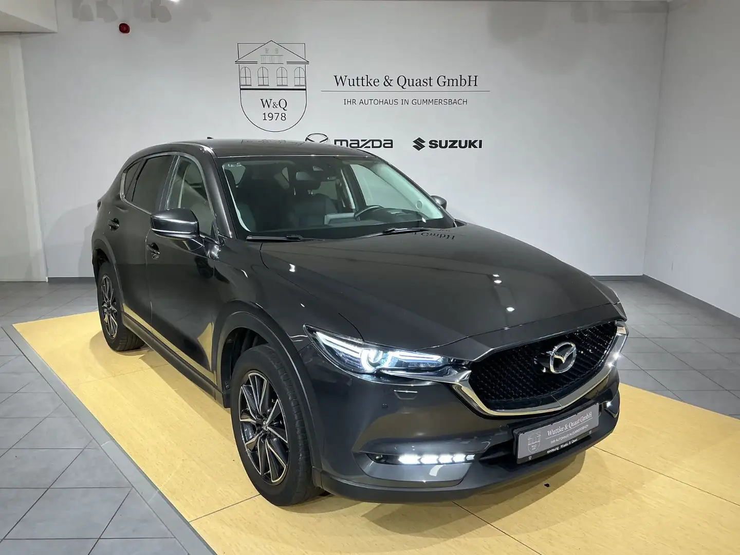 Mazda CX-5 EXCLUSIVE-LINE *AHK*LHZ*LED*Head-Up* Grijs - 1