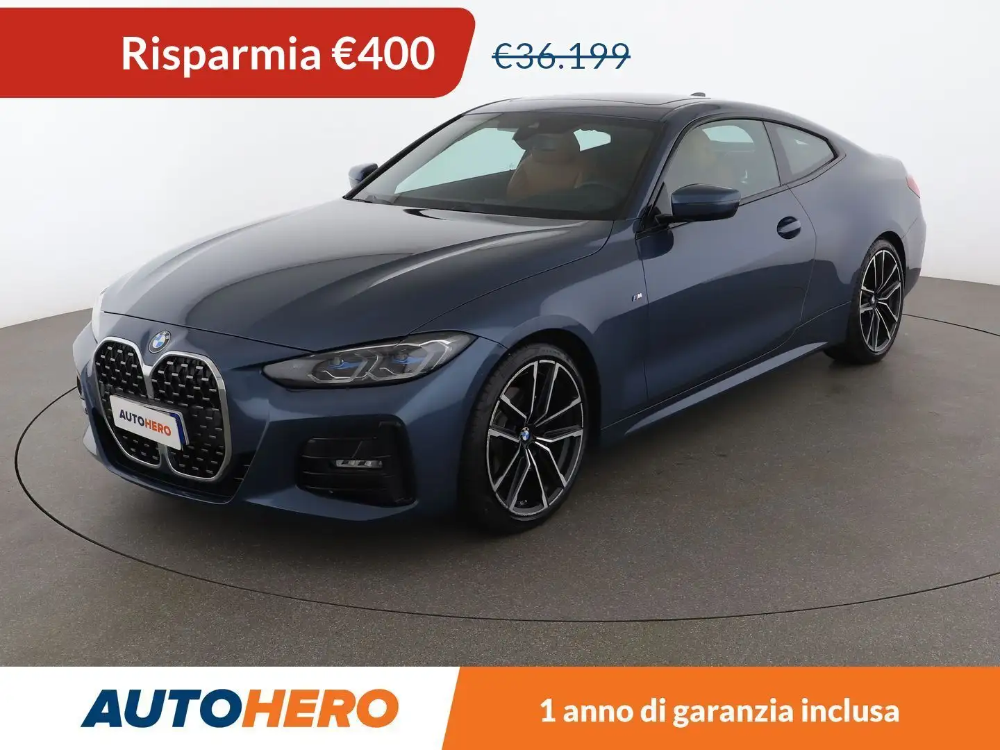 BMW 420 420i M Sport Blauw - 1