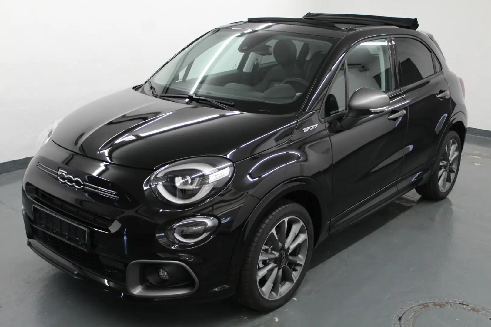Fiat 500X 1.5 Hybrid Sport Dolcevita DCT Kamera+PDC+Navi+App Schwarz - 1