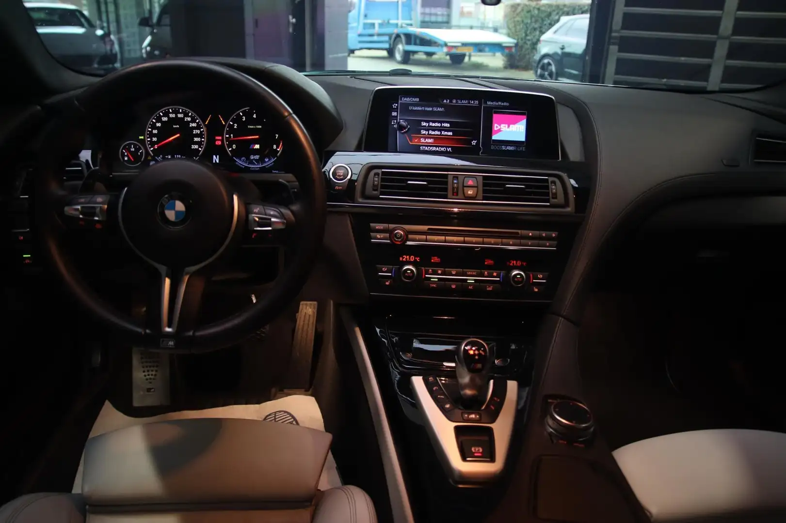 BMW M6 6 Serie Gran Coupé Competition CARBON-HUD-360-H&K Gris - 2