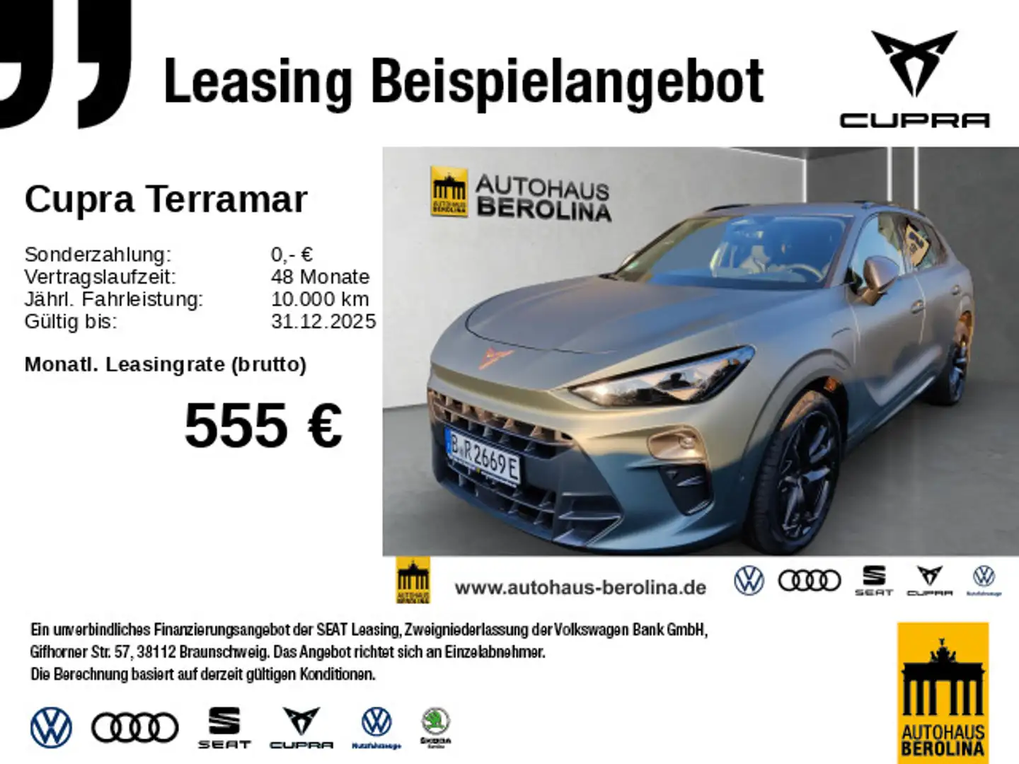 CUPRA Terramar 1.5 e-Hybrid America`s CUP DSG *MATRIX* Grau - 1