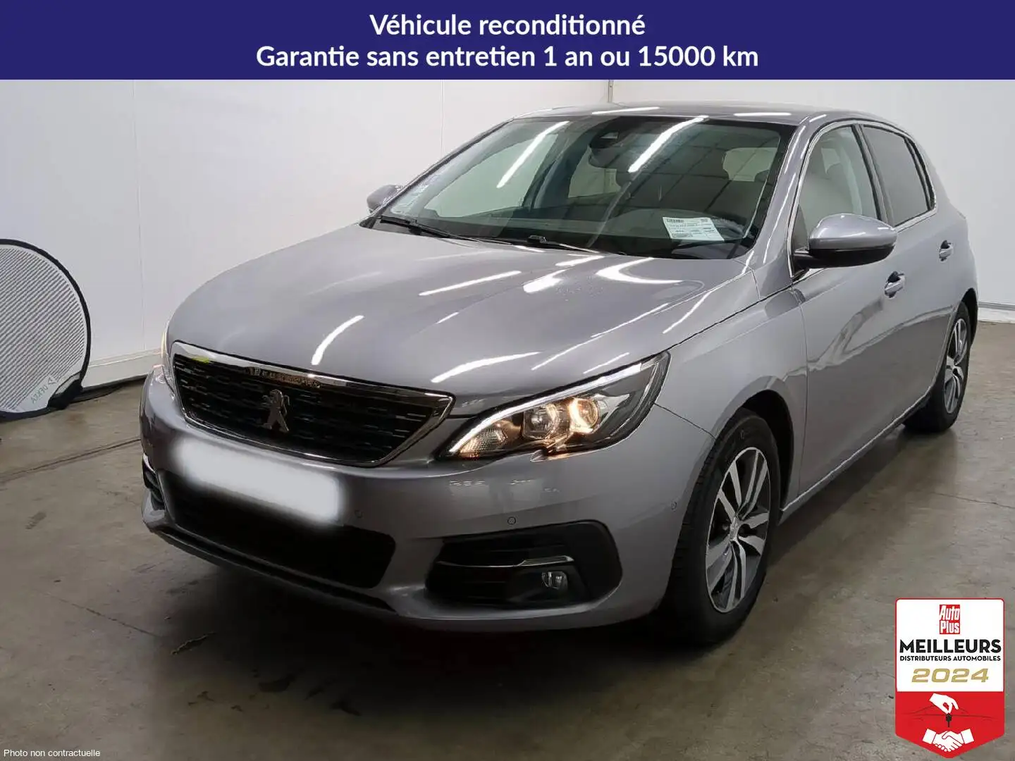 Peugeot 308 PureTech 130 S\u0026S EAT6 Allure +Attelage Gris - 1