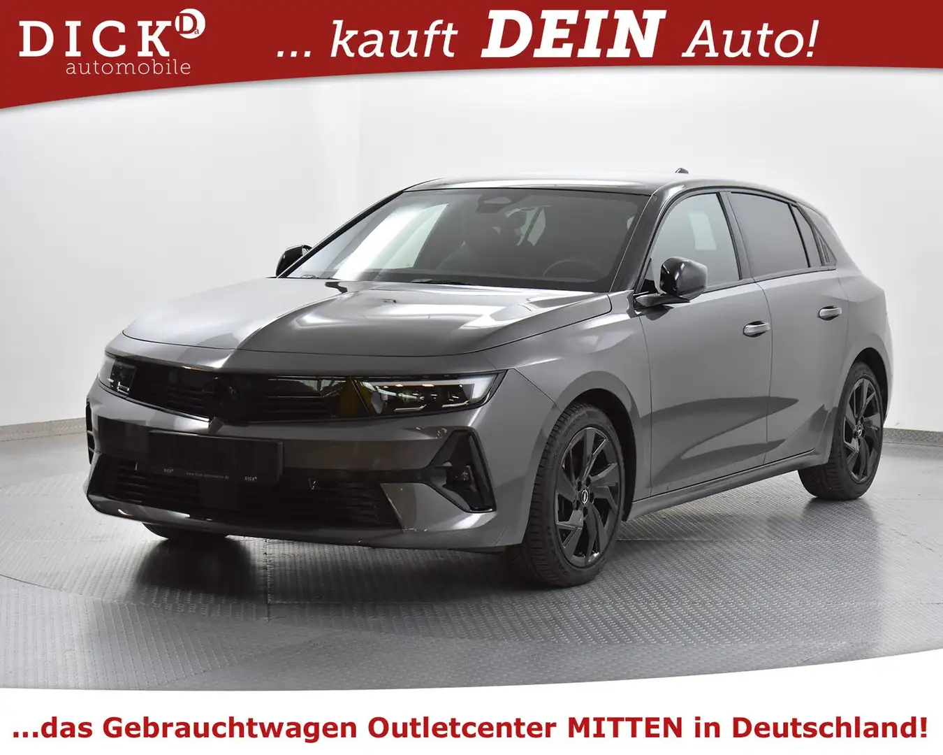 Opel Astra L 1.2 Aut. GS Line NAV+360°+LED+SHZ+VIRTU+ Grijs - 2