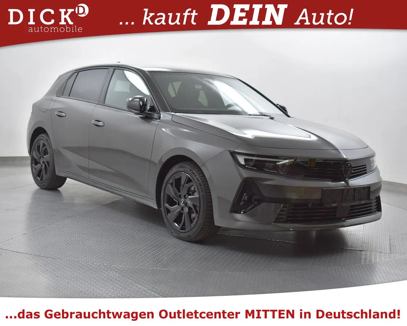 Opel Astra L 1.2 Aut. GS Line NAV+360°+LED+SHZ+VIRTU+ Grijs - 1