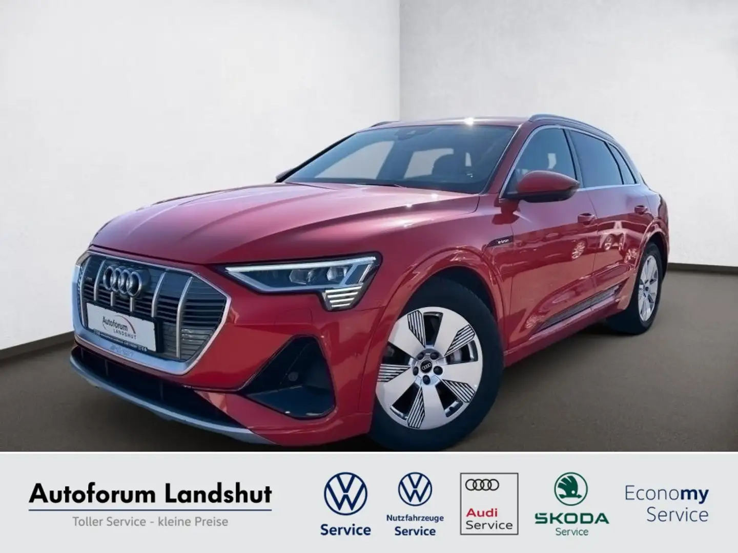Audi e-tron 55 quattro S line TOUR/ACC/MATRIX/HuD/VC Rouge - 1